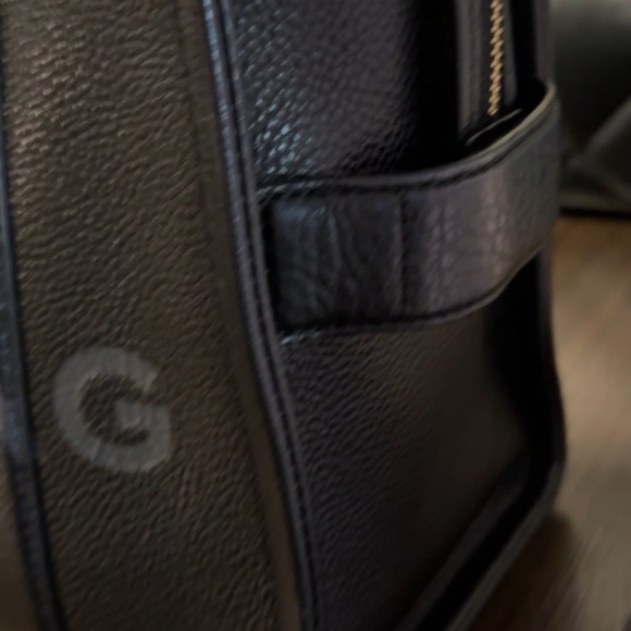 Marc Jacobs Black The Tote Leather Medium with Matching Charm Crossbody RESERVED - Picture 5 of 16